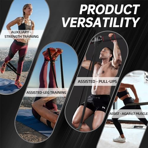 Resistance Bands,Long Exercise Bands for Men & Women Home Gym - Premium Training Bands Perfect for Pull Ups, Stretching and Full-Body Workouts - Image 3