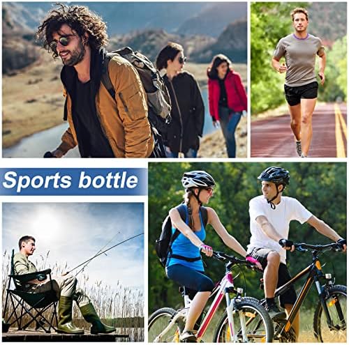 CHENGU Water Bottle Bulk 20 oz Aluminum Reusable Bottles Lightweight Snap Lid Water Cups Easy Carry Leak Proof Travel Tumbler for Gym Sports Camping Hiking Fishing - Image 6