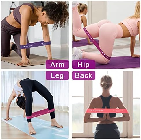 Resistance Bands for Working Out, Exercise Bands with 5 Resistance Levels Fit for Home Fitness, Strength Training, Natural Latex Resistance Band Include Instruction Guide and Carry Bag - Image 5
