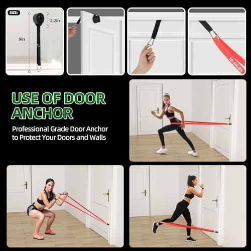 Resistance Bands for Working Out, Pull Up Assist Bands Set, Workout for Women and Men, Exercise Bands,Training, Plasticity, Physical Therapy at Home/Gym - Image 4