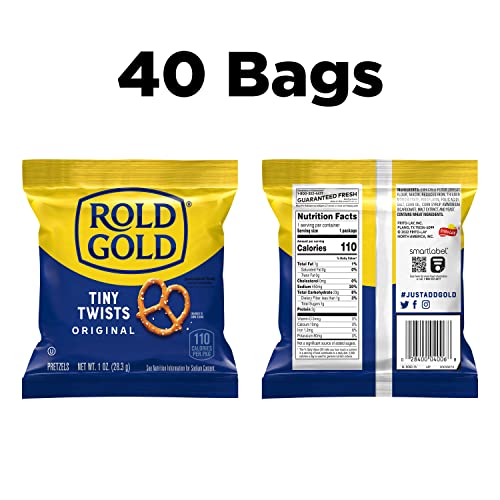 Rold Gold Tiny Twists Pretzels, 1 Ounce (Pack of 40) - Image 2