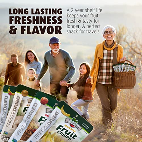 Brothers All Natural Freeze Dried Fruit Crisps, Variety Pack, 24 Single Serve Bags, Fuji Apple, Asian Pear, Banana Strawberry, Made with 100% Fruit, Gluten Free, Soy Free, Vegan, Heathy Snack - Image 6