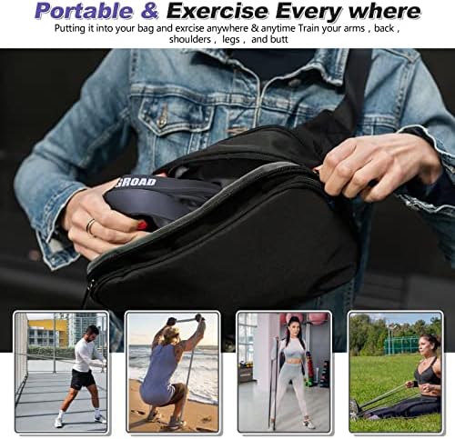 Resistance Band Pull Up Assistance Bands,Set of 5 Resistance Heavy Duty Exercise Stretch Fitness Bands for Stretching Power Lifting Workout Training with Instruction Guide - Image 4