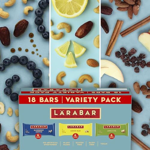 Larabar Variety Pack, Blueberry Muffin, Lemon Bar, Apple Pie, Fruit & Nut Bars, 18 ct - Image 3