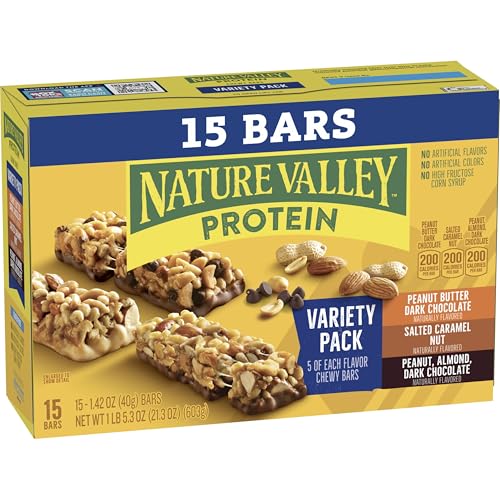 Nature Valley Protein Chewy Snack Bars, Variety Pack, 15 Bars, 21.3 oz - Image 4