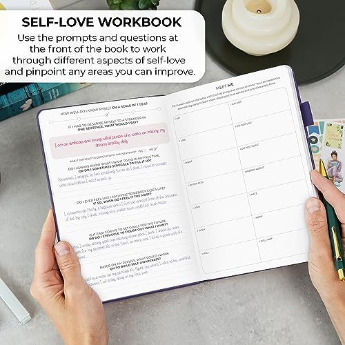Clever Fox Self-love Journal – Guided Self-Discovery Log for Self-care, Reflection & Self-help, Mental Health, Gratitude & Mindfulness (Purple) - Image 4
