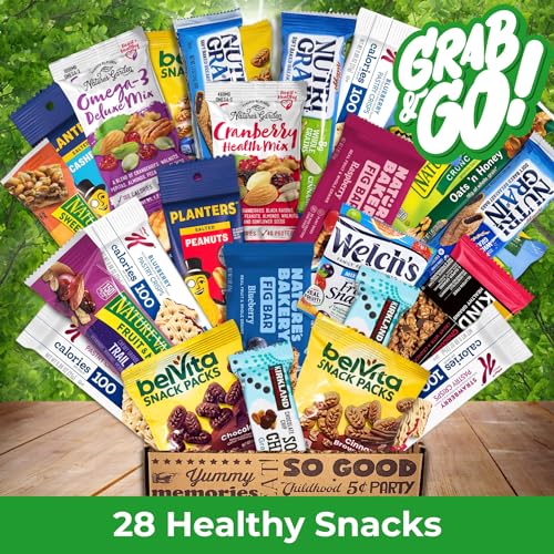Healthy Snack Variety Box for Adults - Deluxe Assortment with Granola Bars, Nut Mixes, and Fruit Snacks for Families, Office, Gifts, and Travel (28 Count) - Image 7