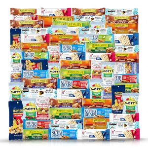 Healthy Snacks, Care Package 67 Count Premium Healthy Mixed Box & Snacks Gift Variety Pack – Great for Home, Lunches, Work, Grab and Go, Office, Meetings, – Breakfast Bars, Bulk Granola Bars