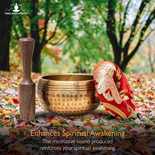 Tibetan Singing Bowls Set~ Meditation Sound Bowl hand Hammered in Nepal For Yoga, Meditation, Mindfulness, Healing & Chakra balancing~ (3 inch) - Image 7