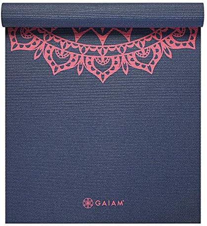 Gaiam Print Yoga Mat, Non Slip Exercise & Fitness Mat for All Types of Yoga, Pilates & Floor Exercises - Image 2